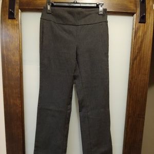 Black & Grey Pull on Slacks